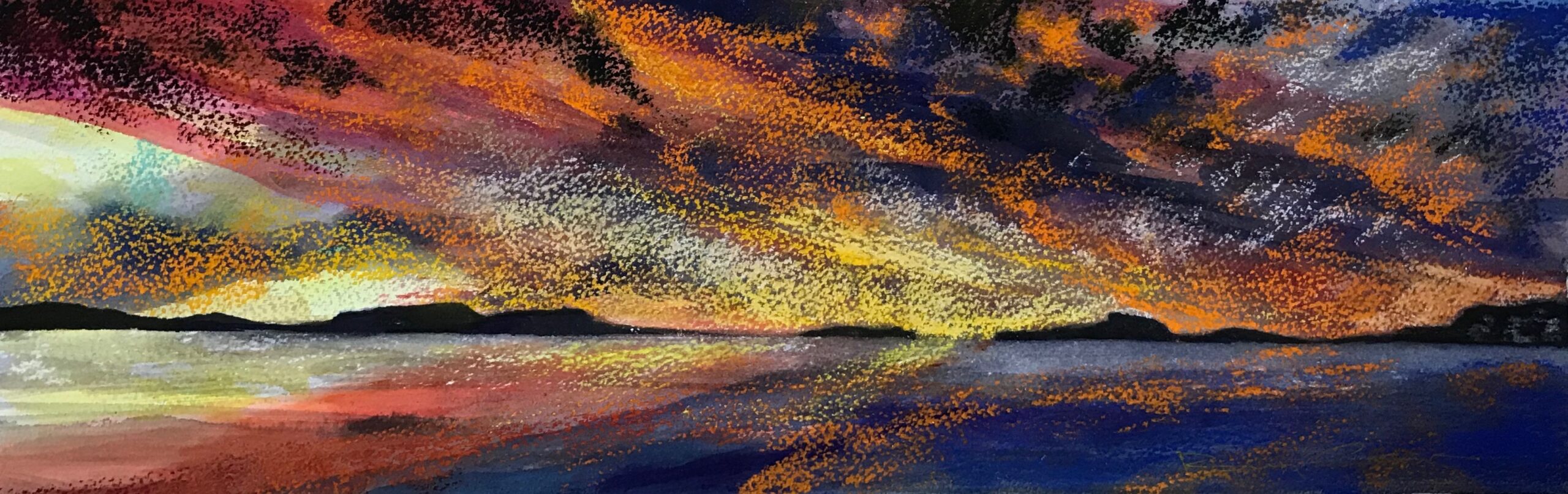 Sky on Fire, Still Waters, 2019 - Beverley Coleclough